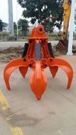 Orange Peel Grab kami yang andal dibuat dengan baja berkekuatan tinggi dan sistem hidraulik canggih untuk ekskavator.