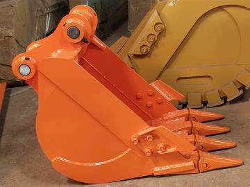 Mesin Konstruksi Warna Oranye Ember Untuk Tambang Menggali Daur Ulang