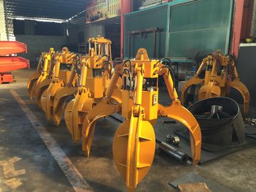 Excavator Orange Peel Ambil Lampiran Mesin Konstruksi Untuk Penggali 10-90 Ton