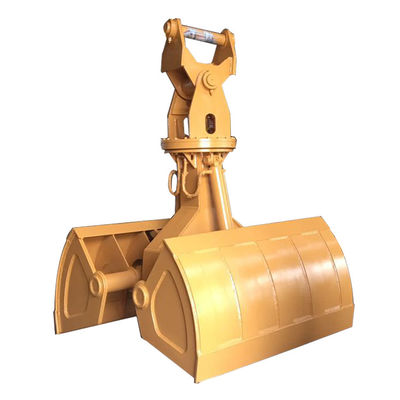 SK007 SK027 Hydraulic Clamshell Grab Bucket Untuk Industri Konstruksi