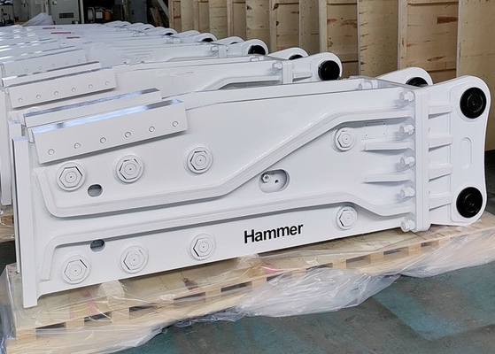 Q345B Hydraulic Hammer Rock Breaker Attachment Untuk Excavator Breaker Digger