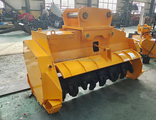 Kualitas  OEM Excavator Flail Mower  Wear-resistant  Fit 3-5Ton Excavator for Roadside Weeding & Greenbelt Trimming pabrik