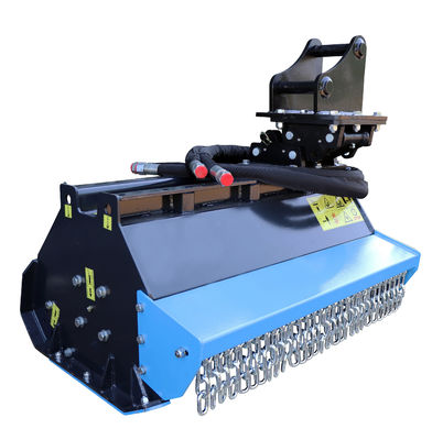 Kualitas  Huitong Excavator Flail Mower for 3-5 Ton Excavators Roadside / Ditch Maintenance / Forestry pabrik