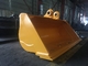 450mm Wide Yellow 20 Ton PC201 Excavator Ditch Bucket Digging Trench Bucket
