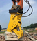 360 Degree Excavator Hydraulic Concrete Crusher 20 Ton Demolition Tools