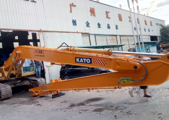 Excavator Long Reach Boom 10 Meter dengan 1.5 Ton Counterweight Extension Arm Cocok untuk 6-8Ton Excavator