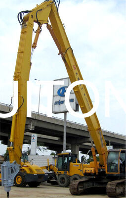Tiga Bagian Boom Penghancuran Jangka Tinggi 35T Excavator PC330 PC350 CAT330 CAT336 SK330 SK350 ZX330 ZX330 DX340 R335 HX330 SY335 XE335 EC330 Pemecahan Beton Penghancuran Pabrik Tinggi