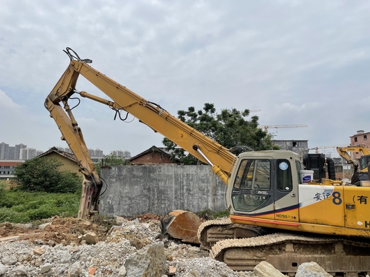 Boom Jangkauan Tinggi dan Lengan Ekskavator Konstruksi Pembongkaran Lengan Ekstensi Boom Jangkauan Panjang Untuk Ekskavator SY SK EX