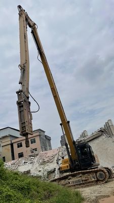 Tinggi kekuatan diperkuat Demolition Boom & Arm 25Ton Excavator CAT325 untuk Bangunan Tinggi Demolition & Breaking Beton