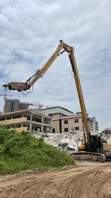 Tinggi kekuatan diperkuat Demolition Boom & Arm 25Ton Excavator CAT325 untuk Bangunan Tinggi Demolition & Breaking Beton