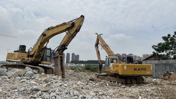 30 ton Excavator High Reach Demolition Boom untuk Demolition Bangunan dengan QC Control dan Q355/Q690/HG785/WELDOX/STRENX