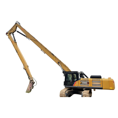 HT Excavator High Reach dan Arm Extension Boom untuk Demolition Bangunan untuk 25 30 50 60 Ton Excavator