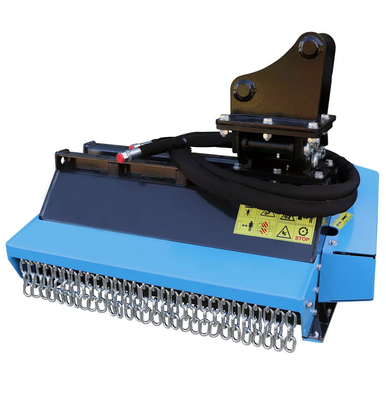 Heavy Duty Excavator Flail Mower Q355B Sumber Daya Mekanis ISO9001 Bersertifikat
