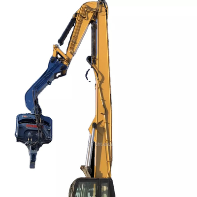 Excavator tumpukan mengemudi panjang boom Peralatan berat tumpukan boom lengan untuk berbagai jenis excavator