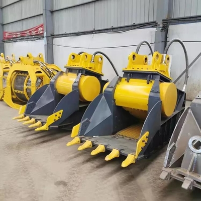 OEM Bagian Mesin Konstruksi HD Bucket Heavy Duty Bucket Excavator SK500 CAT352 Rock Digger Bucket