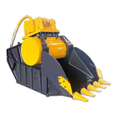 Daya tahan Bebek Excavator Tugas Berat dengan Tungsten Teeth Hardox550 10-180mm Tinggi Pemotongan