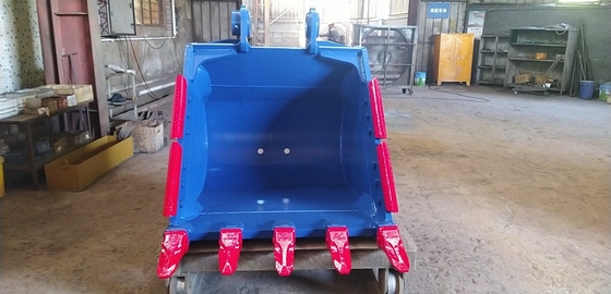 NM400 Material Excavator Rock Bucket Kapasitas Besar 1,6cbm