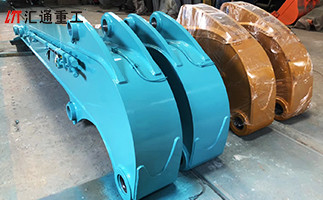 Customized Excavator Rock Boom Arm untuk Pecahkan dan Pindah Tanah liat keras