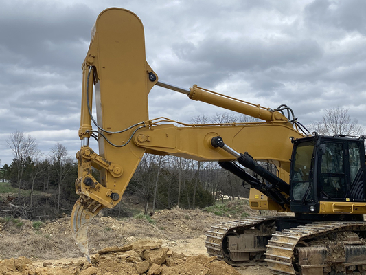 Customized Excavator Rock Boom Arm untuk Pecahkan dan Pindah Tanah liat keras