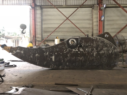 Disesuaikan Q355B/Q690 Excavator Rock Boom Untuk Penggalian Pemecah Bergerak Blok Batu Karat ISO 9001