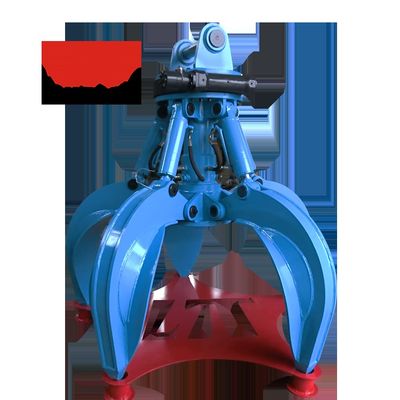 Huitong Excavator Orange Peel Grab untuk Excavator 37-46 Ton untuk Penanganan Scrap / Limbah Sertifikat CE yang Disesuaikan