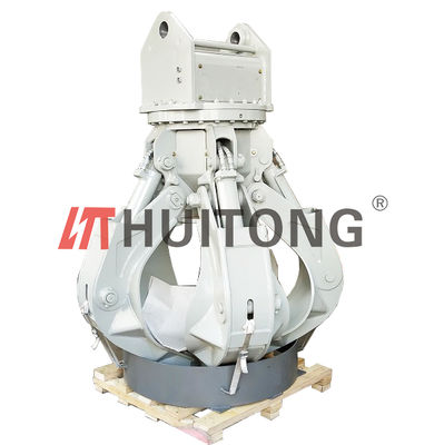 Kualitas tinggi Excavator Grab Bucket 10-16 ton Excavator Hydraulic Rotary Grab Bucket Orange Peel Grab Excavator Hydraulic Grab Bucket