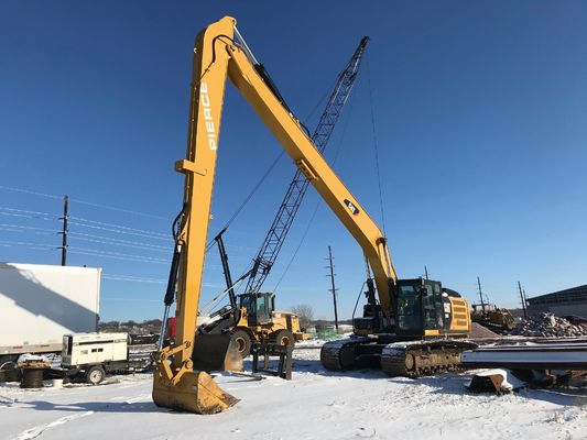 10-30 Meter Heavy Duty Excavator Boom Kuning OEM- Ekstensi Jangka Panjang