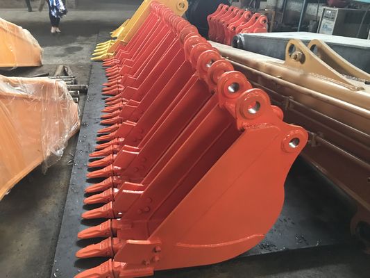 Custom Excavator Ditch Cleaning Bucket 1.2 Meter Kubik Kapasitas 22Ton Lumpur Clean Bucket Penggantian Untuk PC220 CAT320 DH220 R220 Untuk Pemeliharaan Jalan Penghapusan Sampah