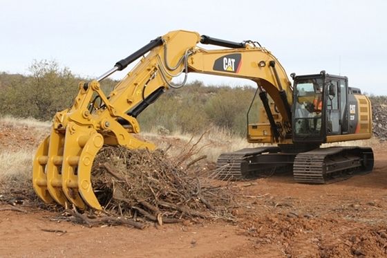 Rake Excavator yang disesuaikan untuk 20 Ton Excavator PC200 DH200 SK200 0.8m3 untuk Pembersihan Vegetasi Proyek Pemanfaatan Bumi