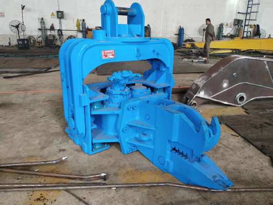 Huitong Hydraulic Pile Hammer untuk Excavator 15-18 Ton, OEM Tersedia, Sertifikat CE
