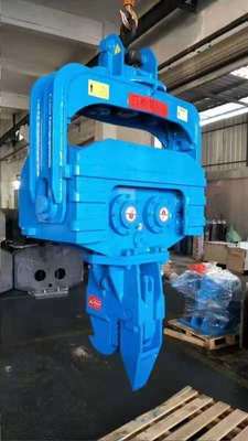 HT250 Durable Hydraulic Pile Driving Hammer Fit 20-24T Excavator PC200 SH220 untuk Proyek Piling Kota & Pedesaan