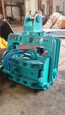 HT350 Durable Hydraulic Pile Driving Hammer Fit 35-40T Excavator EX400 PC350 untuk proyek tumpukan kota & pedesaan