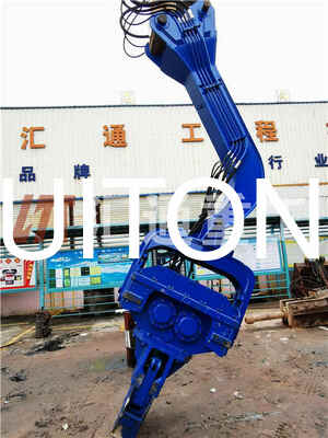 HT330 Durable Hydraulic Pile Driving Hammer Fit 30-35T Excavator SK300 PC350 untuk Proyek Piling Kota & Pedesaan