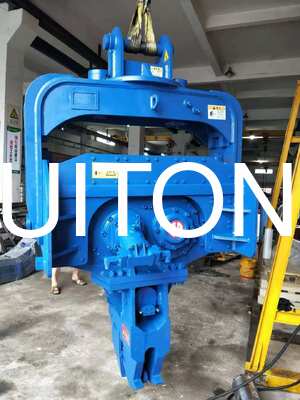 HT330 Durable Hydraulic Pile Driving Hammer Fit 30-35T Excavator SK300 PC350 untuk Proyek Piling Kota & Pedesaan