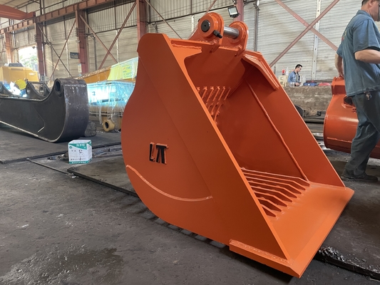 Pengayakan Garbing Bucket Kerangka Ekskavator Hardox450 Q355B NM400