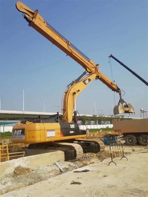 Huitong kedalaman penggalian maksimum 25m Lengan Teleskopik Excavator untuk Excavator 30-49 Ton, Disesuaikan, Sertifikat CE