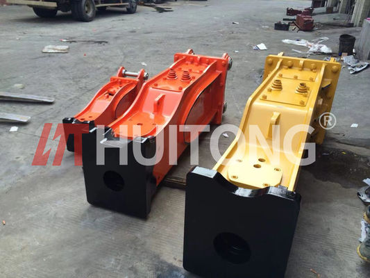 Huitong Silence/Box Type Hydraulic Hammer 650 KG untuk Excavator 7-14 Ton, OEM Tersedia Sertifikat CE