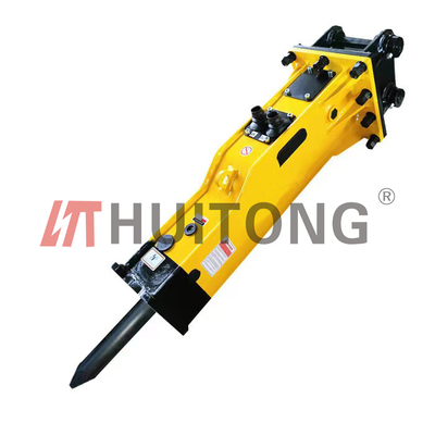 Huitong Silence/Box Type Hydraulic Hammer 1800 KG untuk Excavator 18-26 Ton, OEM Tersedia Sertifikat CE
