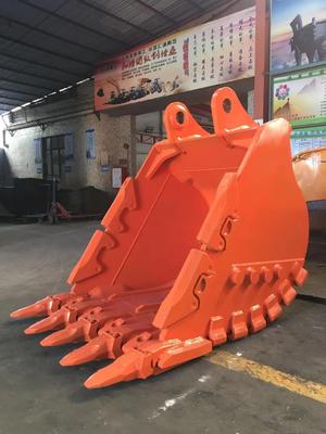 Ember Rock Bucket Huitong Excavator dengan Ujung yang Dapat Dibalik, Bucket Pertambangan 16T untuk Quarry/Pembongkaran, OEM Tersedia