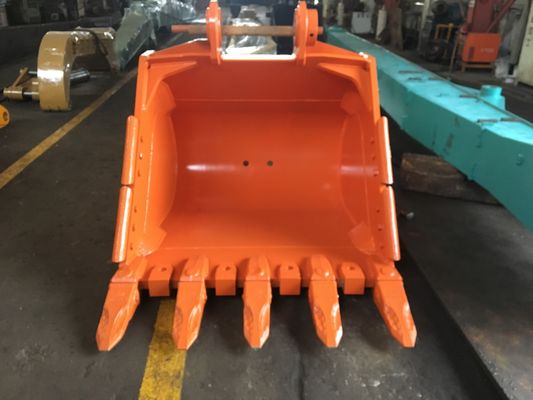 Huitong Excavator Rock Bucket dengan Reversible Tips, 25 T Mining Bucket untuk Quarry/Demolition, OEM Tersedia