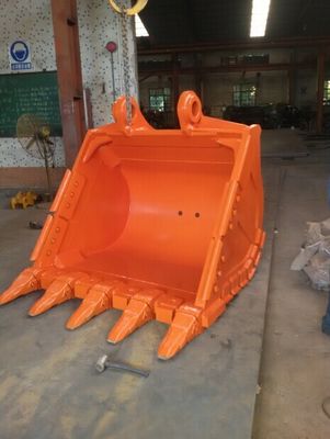 Huitong Excavator Rock Bucket dengan Reversible Tips, 25 T Mining Bucket untuk Quarry/Demolition, OEM Tersedia