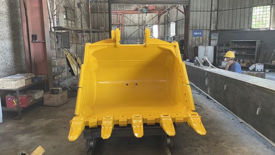 Huitong Excavator Rock Bucket dengan Reversible Tips, 30 T Mining Bucket untuk Quarry/Demolition, OEM Tersedia