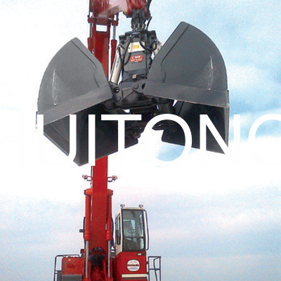 Pasokan Pabrik Excavator Hydraulic Clamshell Bucket HUITONG Kualitas Tinggi Bahan Q355B 11-16Ton 0,6-0,8m untuk Penanganan Material/Penggalian Pondasi/Pemuatan & Pembongkaran Palka Kapal