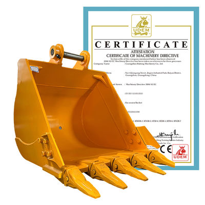 Q355B Excavator Standard Bucket untuk 14 Ton Excavator Custom Color