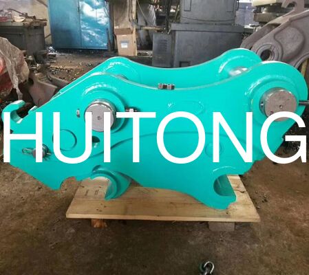 Hydraulic Tilt Quick Hitch Tilting Quick Coupler 10-15T Excavator Fit PC110 PC130 CAT312 CAT313 DX130 SY135 XE135D EC120D EC140DL R130 HX130 SK130 Slope Grading Ditch Digging Pipeline Konstruksi