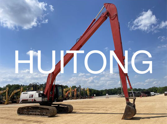24M Heavy Duty Long Reach Boom And Arm Dredging Extended Arm For 74 Ton Large Mining Excavator Fit CAT374GC EC750E PC750 SY750H XE750GK PRO Untuk Dredging Sungai Reservoir Reclamation Deep Foundation