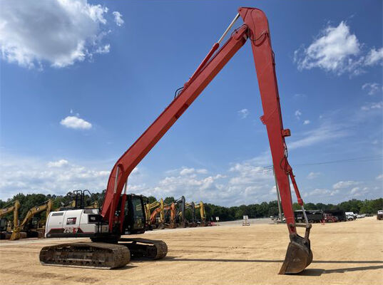 Boom Jangkauan Panjang Kustom Boom Diperpanjang Cocok 20-22Ton Ekskavator EC210 CAT320 ZX220