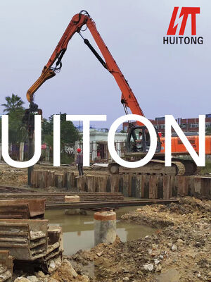 Boom Jangkauan Panjang Excavator untuk PC230/CAT323 15,4m untuk Pembentukan Lereng/Pengerukan Sungai/Penggalian Jangkauan Diperluas/Pekerjaan Revetment