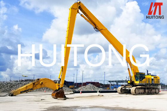 2M Long Reach Boom And Arm Heavy Duty Extended Dredging Arm Untuk 41-45 Ton Excavator Fit PC450 CAT345GC ZX450 SK450 DX450 R455 EC450 SY465H XE450DK CLG945E