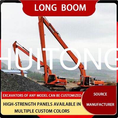 2M Long Reach Boom And Arm Heavy Duty Extended Dredging Arm Untuk 41-45 Ton Excavator Fit PC450 CAT345GC ZX450 SK450 DX450 R455 EC450 SY465H XE450DK CLG945E